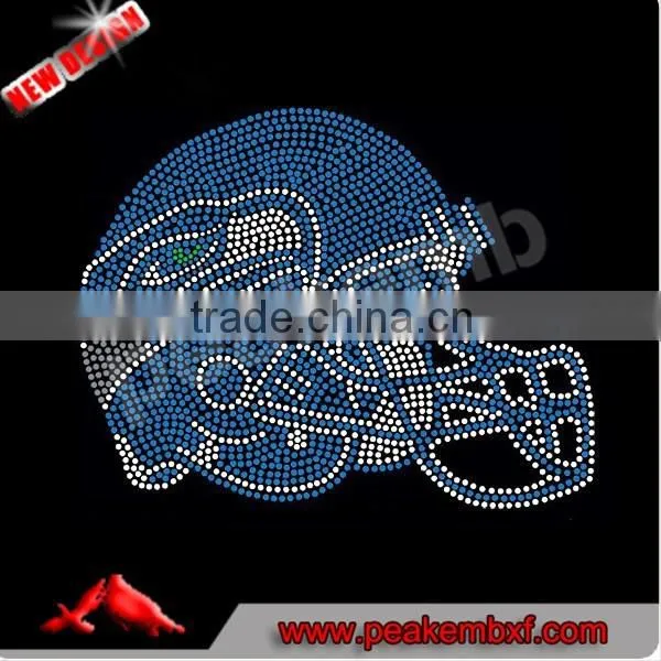 2015 New 49ers SF Helmet Sequin Rhinestone Transfer Designs Heat Transfer Vinyl photo-2