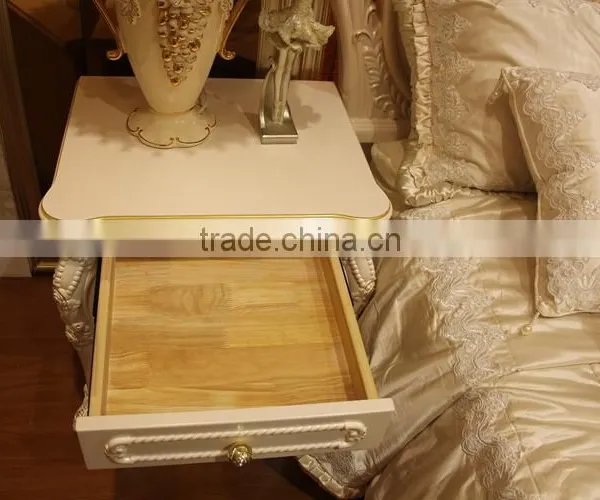 2016 Antique Leather Bed Bedroom Furniture photo-6