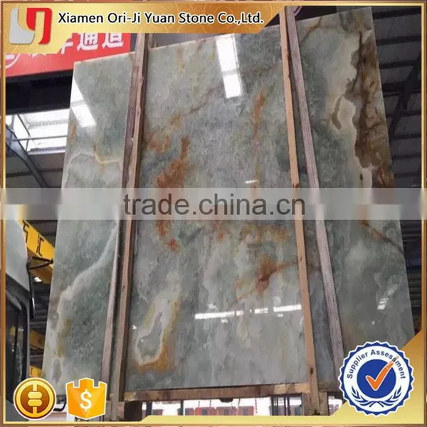 Factory Top Sell Onyx Modern Stone Fireplace photo-2