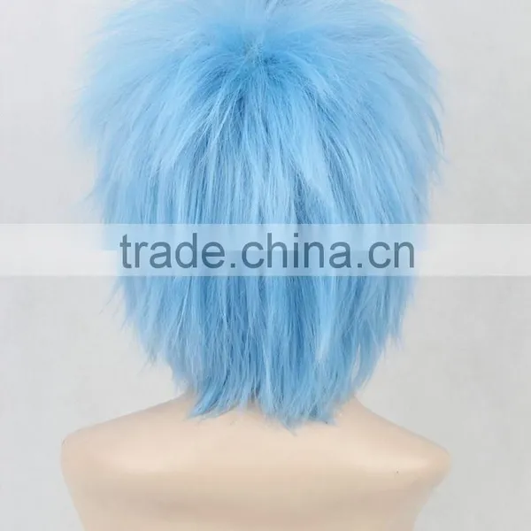 2015 New Cheap Synthetic Cosplay Wigs for Men Blonde Short Hair Wigs Wholesale photo-6