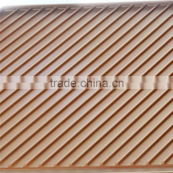 Square Nonstick Aluminum Fry Griddle Die Casting Double Grill Pan photo-6