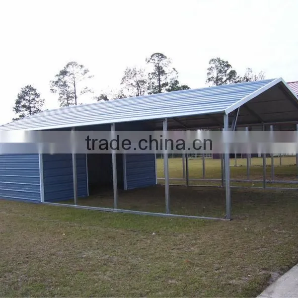 Prefab Metal Garage / 6x4x2.6m Steel Fram Garage / Metal Garage for One Car photo-4