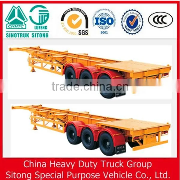 Special for Transporting 20ft and 40ft Container Used Skeleton Semi Trailer With Best Price photo-5