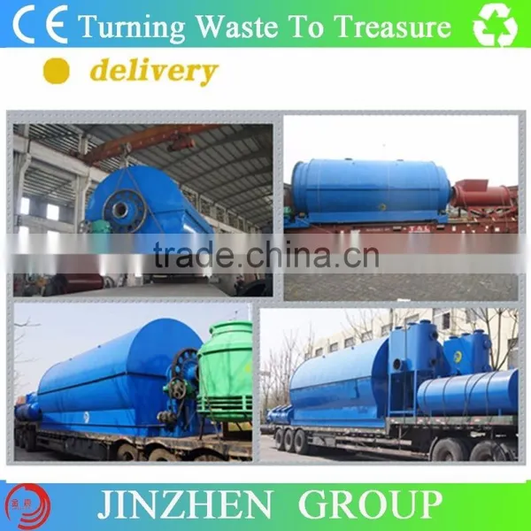 Continuous Waste Plastic and Tires Pyrolysis Machine With 50% High Oil Output CE Certificate photo-4