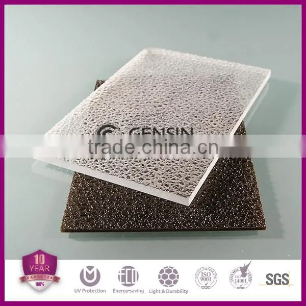 100% Virgin Material Clear Embossed Polycarbonate Sheet photo-2