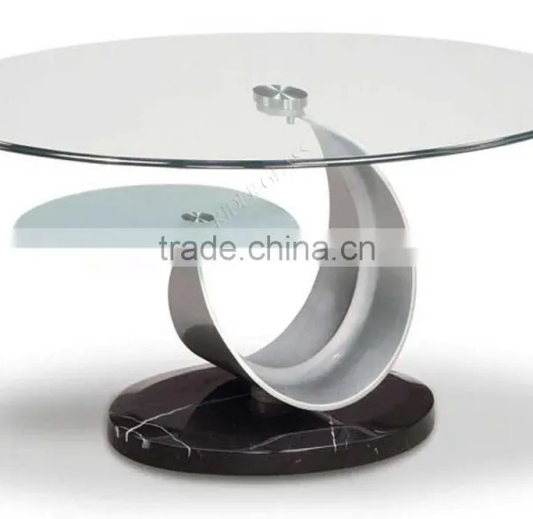 3-19mm Tempered Glass Top Round Dining Glass Table photo-2