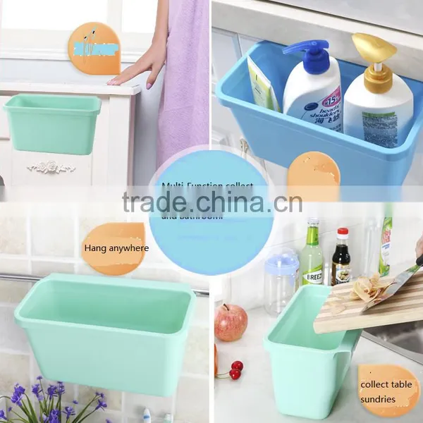 Multi-Function Kitchen Hanger Garbage Plastic Storage Box photo-6