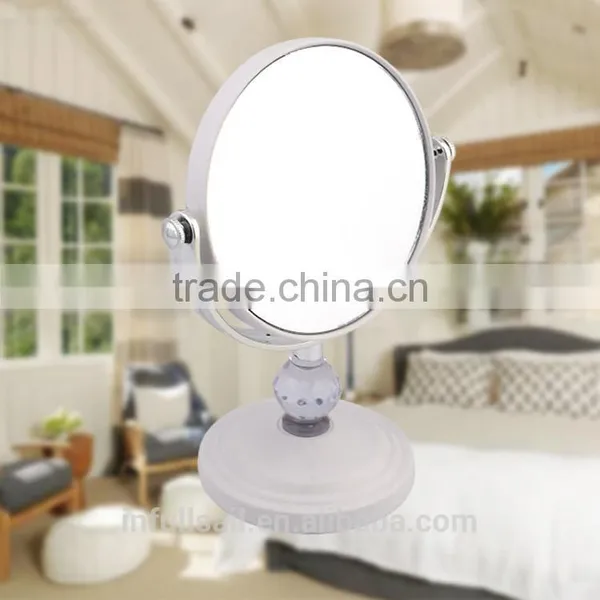 Double Heart -shaped Magnifying Cosmetic Mirror photo-3