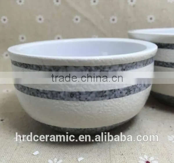 Stocked Personalized High Quality Ceramic Soup Bowl With Two Size photo-4