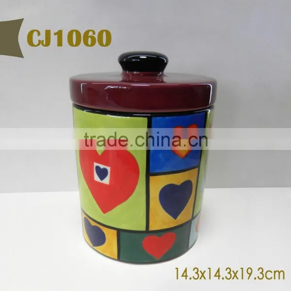 Hand Painting Ceramic Novelty Cookie Jar photo-6