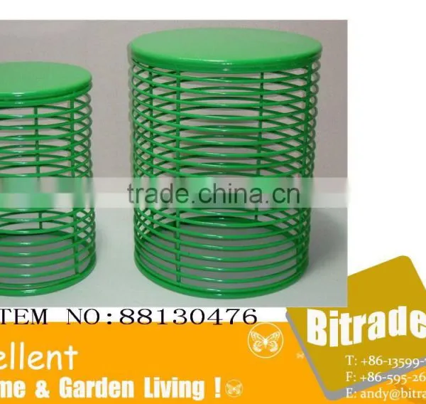 Set of Two Metal Round Chair photo-3