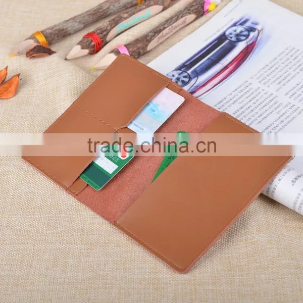 Cow Leather Passport Holder Travel Wallet For MenWomen photo-5