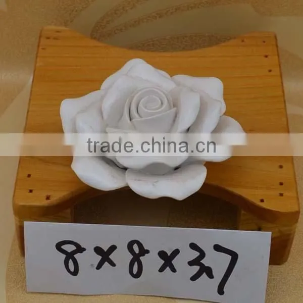 Hand Made Ceramic Flower Figurine for Valentine/Wedding/Deocoration