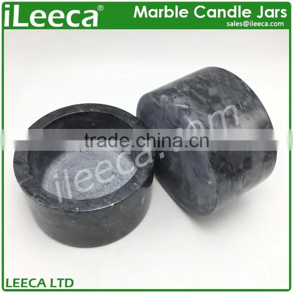 Big Size Home Premium Marble Candle Holder Jars photo-6