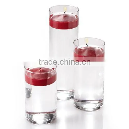 Simple Candleholders Glass Cylinder Vase For Home Decor photo-3