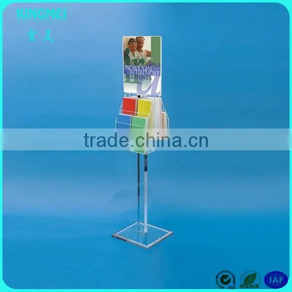 Acrylic Box,small Simple Tabletop Clear Acrylic Brochure Holder Box photo-2