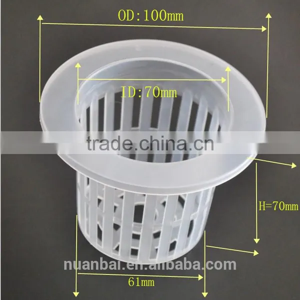 70mm Not Coated Finishing Large Size Plastic Flower Planting Pots photo-2