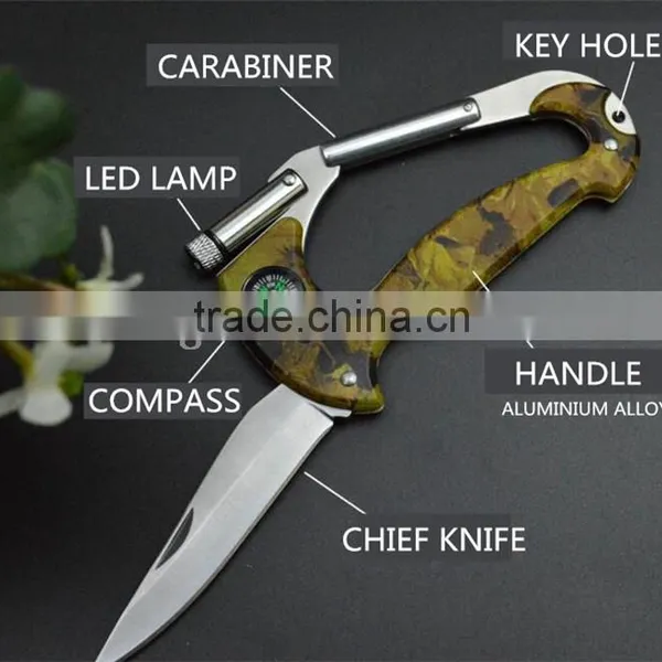 Special Gift for Men Multifunction Carabiner Hook photo-2