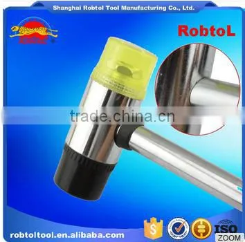 40mm Rubber Hammer Double Face Two Way Mallet Plastic Nylon Head photo-4