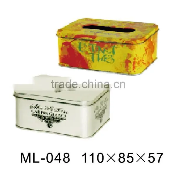 Square Tin Tissue Paper Box photo-3