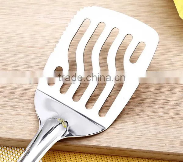 Long Handle Kitchen Cooking Slotted Turner BYX03 photo-6