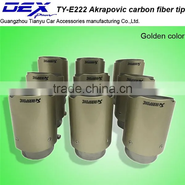 High Quality Auto Part Exhaust AKRAPOVIC Carbon Fiber Tip photo-3