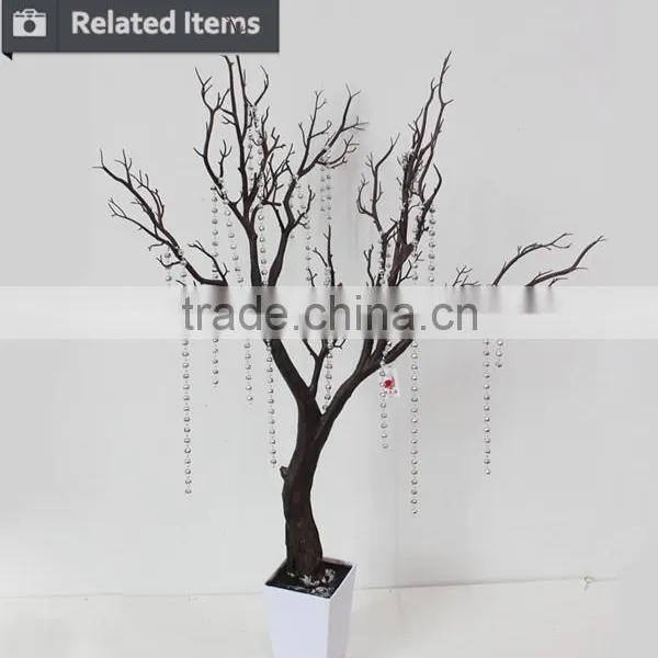 High Quality PU Indoor Decorative Artificial Branch Dry Tree for Wedding Centerpieces photo-5