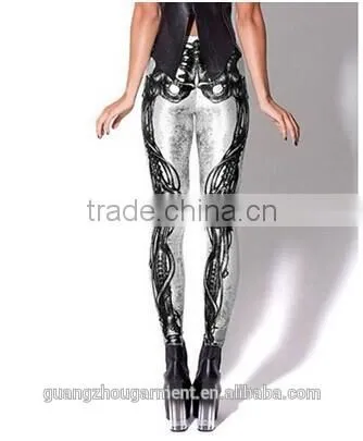 Women Fashion Leggings-stretchy and Fashion Hot Cartoon Tight Printed Leggings Sexy Beauty Stretch Casual Women Leggings And Top photo-5