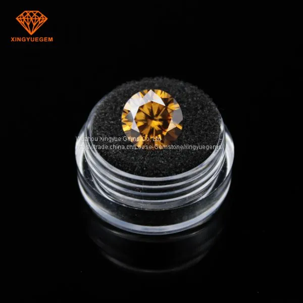 VVS1 Top Quality Jewelry Gemstone Fancy Brown DEF Color Moissanite Low Price Wholesale
