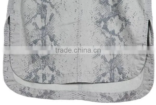 Hot Selling Women New Model Modern Skirt Winter Long A-line Straight Tube Skirt Waist Belt Print Skirt photo-4