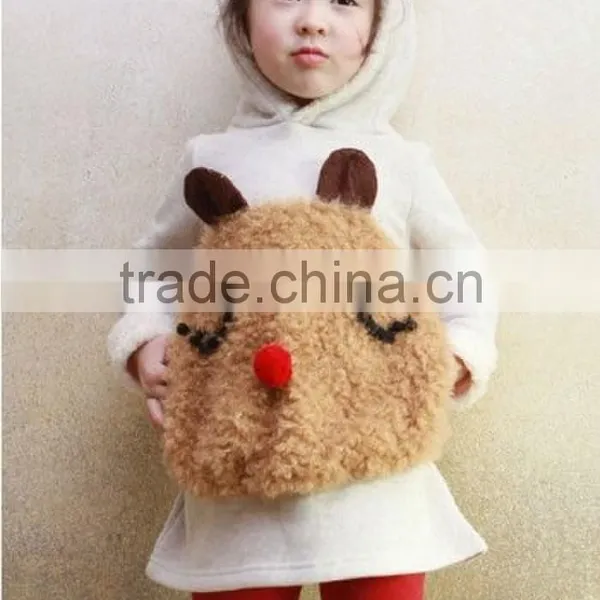 2015children Clothing Autumn Winter Bear Sweater Fleece Baby Set Hoodie Swearer Sets photo-4