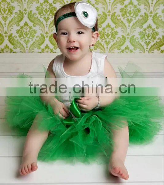 Hot Sales Kids Pettiskirt Ruffle Chiffon Petti Top Set 0-6years Pettiskirt photo-6