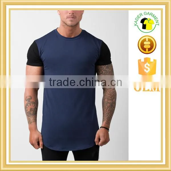 Superfit Cuved Hem Extended Gym Sports t Shirt Man photo-3