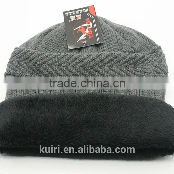 2016 Brand Beanies Knit Men's Winter Hat Caps Bonnet Winter Hats For Men Women Beanie Fur Warm Hat photo-6
