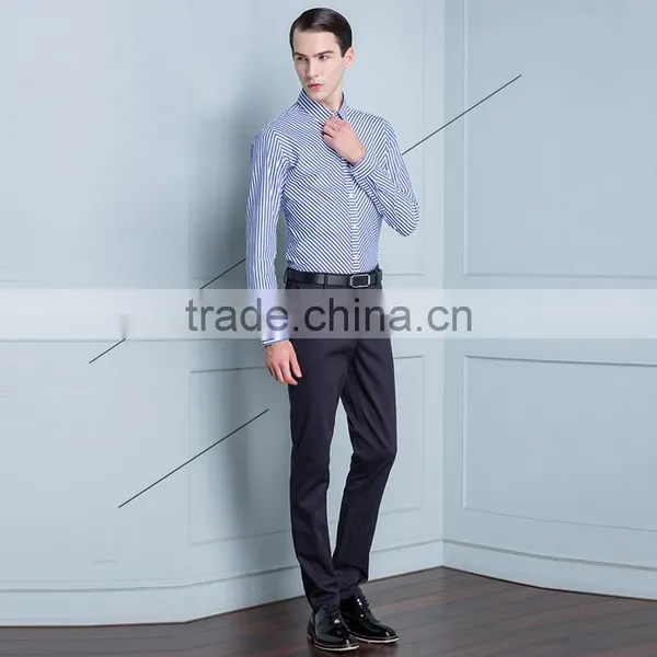 Slim Fit Shirts For Men Wear Fashion Business Men Dress Shirt Custom Made photo-3