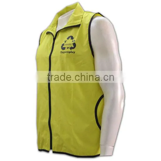 Chinese Manufatory High Quality New Design Man Vest Jacket photo-2