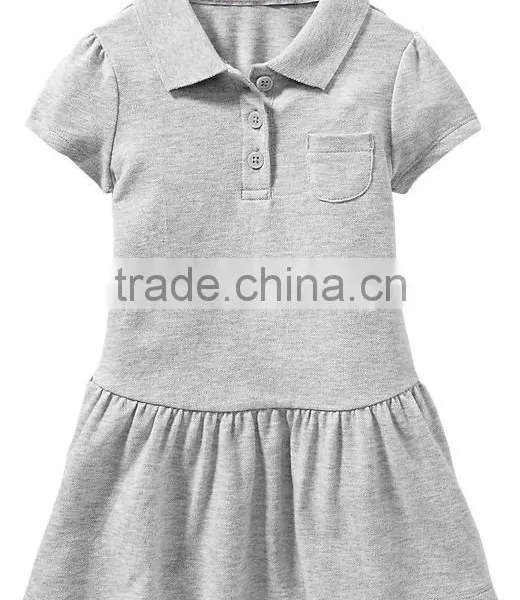 Design Students Uniform Polo Dresses in School Uniforms photo-3