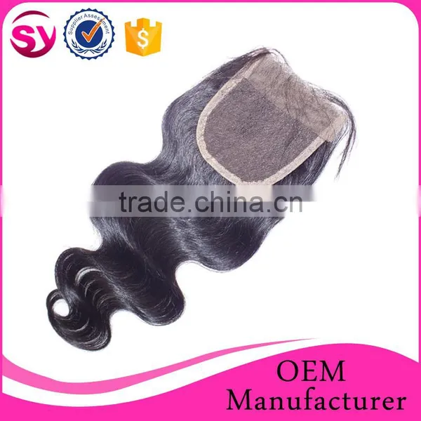 Wholesale Human Hair Body Wave Lace Front Closure Brazilian Virgin Hair 4*4 Lace Top Closure Body Wave Lace Closure photo-3