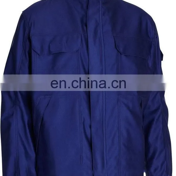 Protective Eco Friendly EN11611 Flame Resistant Jacket for Welders Uniform photo-3