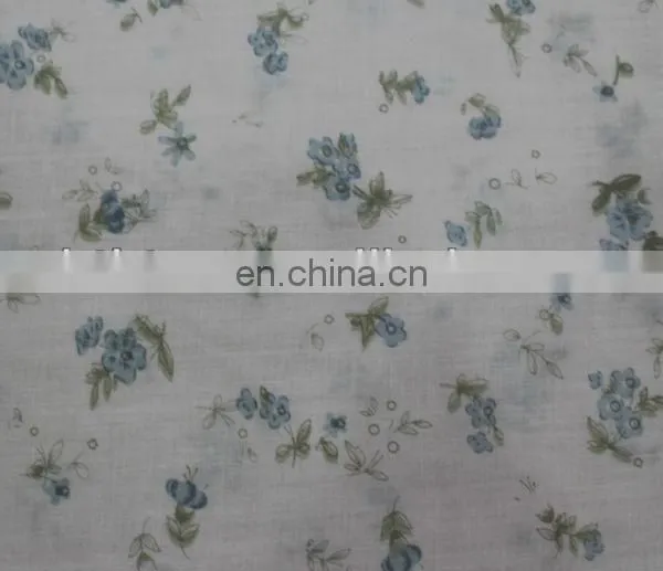 Simple Flower Printing Poplin Fabrics for Kids photo-2