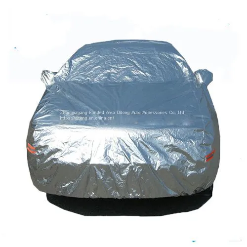 Luxury Gold and Silver Color Aluminum Film Car Covers photo-4