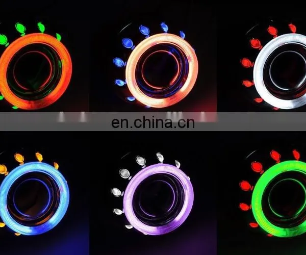 2.5inch Car HID Projector Lenses Bixenon Lens Projector Light With Double CCFL Angel Eyes photo-3