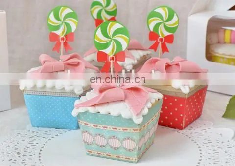 High Quality Square Paper Baking Cups Rectangular Cups Cake Case photo-5