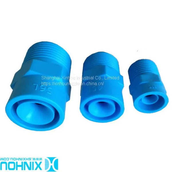 Plastic PP High Flow Pipe Cleaning Spray Full Cone Nozzle photo-2