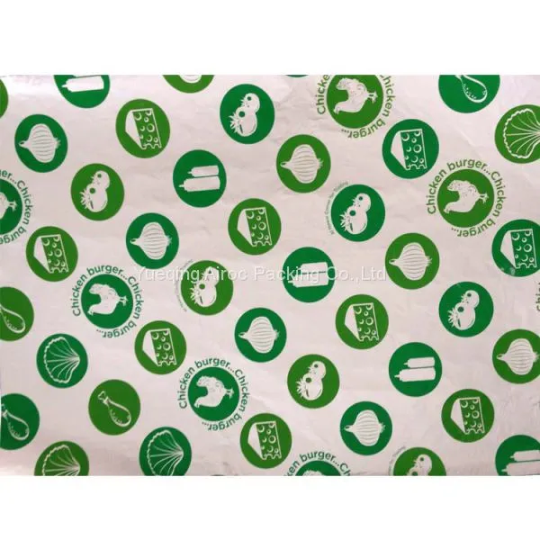 Foil Burgers Papers Packaging