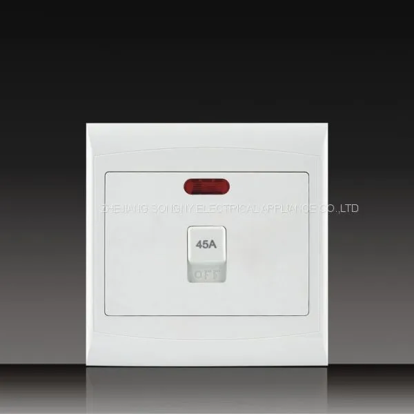 South Africa PC Material Push Button With Indicator Electrical 16A 250V Switched Socket + Euro Socket and MF Double Socket photo-4
