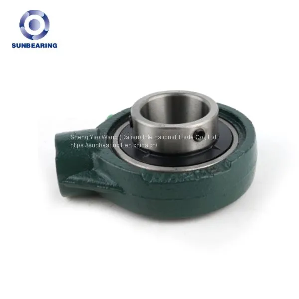 SUNBEARING UCHA212 Green 60*142*65.1mm Chrome Steel GCR15 Pillow Block Bearing photo-2