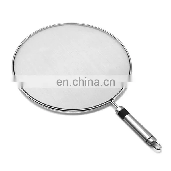 Stainless Steel Fine Mesh Splatter Screen With Handle photo-2