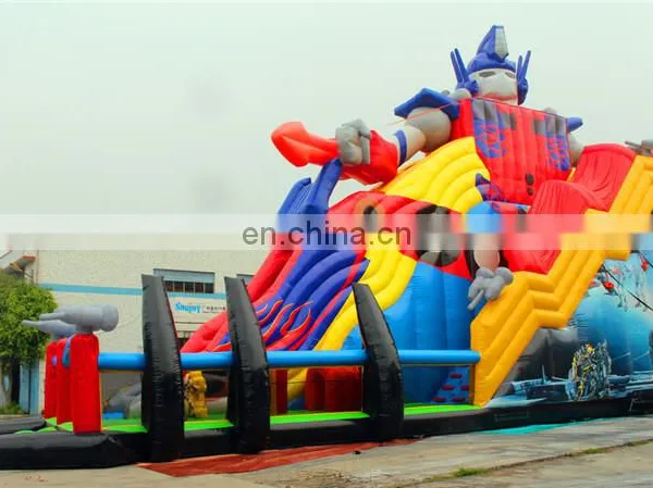2020 New Design Space Theme Super Robot War Inflatable Slide on Sale photo-5
