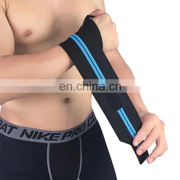 Hampool Custom Elastic Safety Heave Duty Weightlifting Fitness Lifting Support Protector Gym Wrist Wraps photo-3